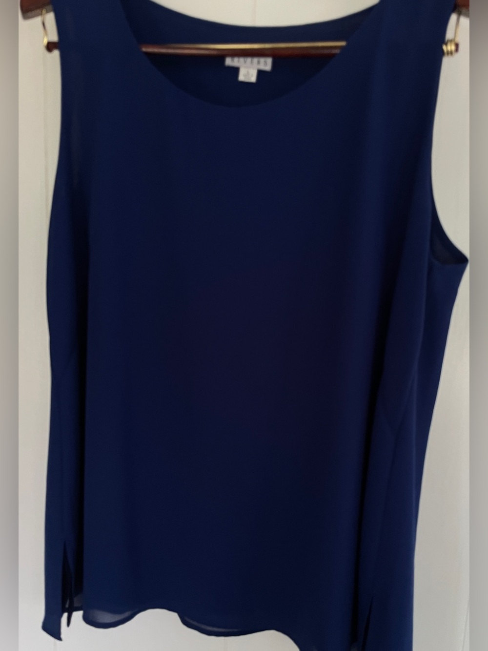 Joan Rivers Royal Blue Shell Size-Large - Picture 2 of 10